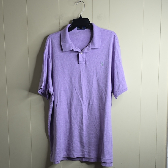 Polo Ralph Lauren Other - Polo Ralph Lauren Men's Purple Polo Short Sleeve Collar Shirt XXL